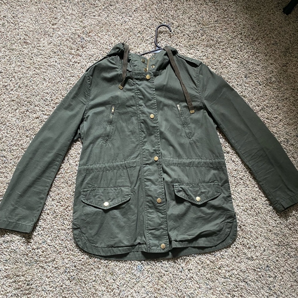 Army green jacket